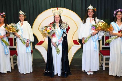 El intendente Ariel Sujarchuk participó del acto de coronación de Celeste García, la nueva Reina Nacional de la Flor