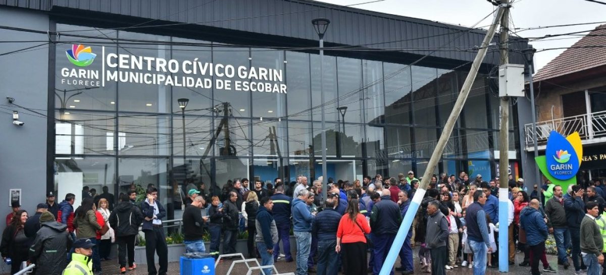 La Municipalidad de Escobar inauguró el Centro Cívico de Garín