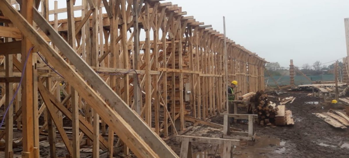 Avanza la construcción de la futura sede del Colegio Dr. Ramón A. Cereijo