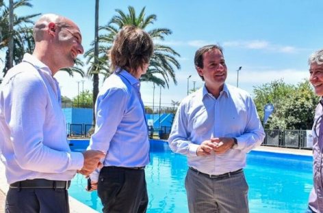 Ariel Sujarchuk recorrió las renovadas instalaciones del Club de La Familia de Matheu