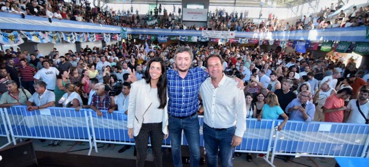 Ariel Sujarchuk, Máximo Kirchner y la titular del PAMI, Luana Volnovich, recorrieron Escobar para proyectar políticas conjuntas