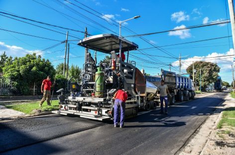 La Municipalidad de Escobar continúa con los trabajos de repavimentación, bacheo y renovación del alumbrado público en todas las localidades del distrito