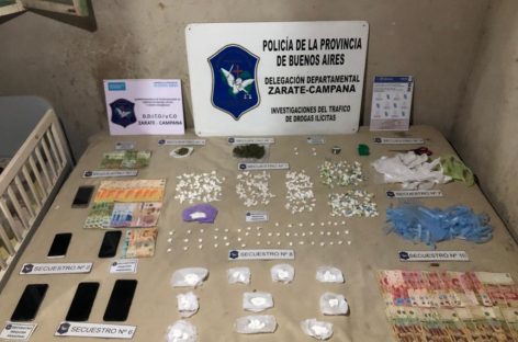 Desbaratan un búnker de droga en Garín: tres detenidos y más de 400 gramos de cocaína incautados