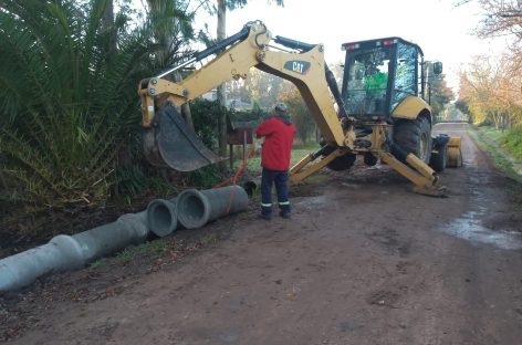 Continúan los trabajos de bacheo, estabilizado y mantenimiento del espacio público en todo el distrito