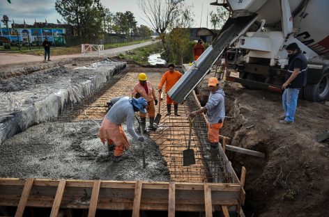 Continúan llevándose a cabo obras de infraestructura urbana en las seis localidades del distrito