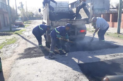 Prosiguen los trabajos de pavimentación, estabilizado, bacheo y mantenimiento del espacio público del partido de Escobar