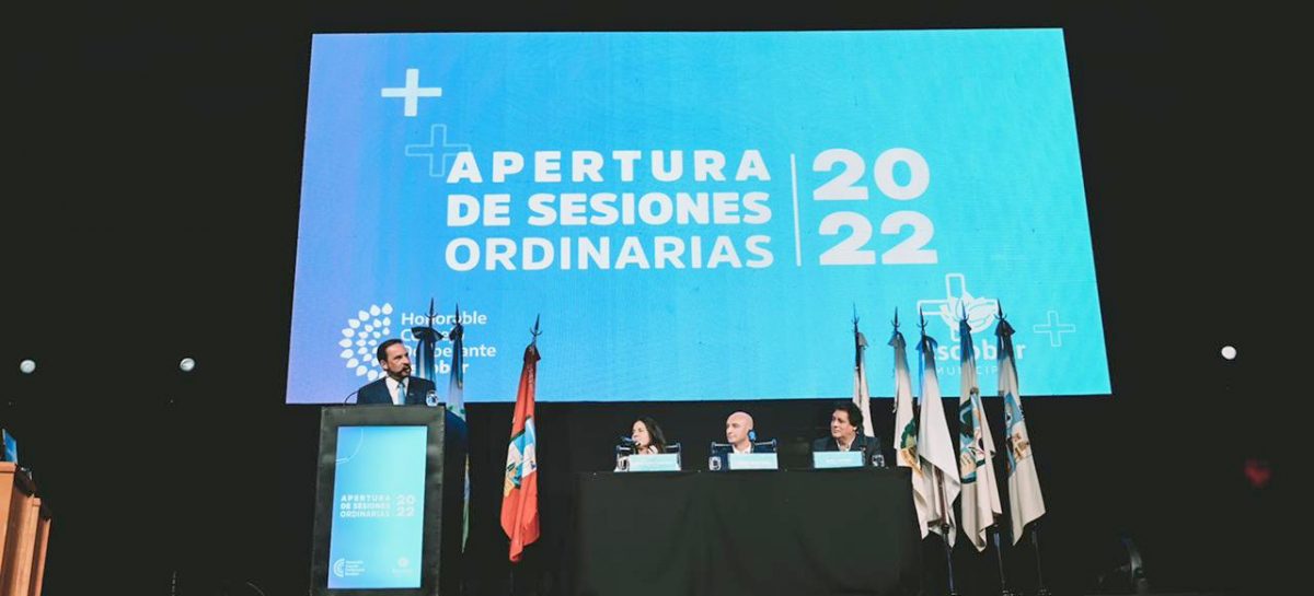 Apertura de sesiones del HCD: Sujarchuk y Ramil anunciaron que 2022 será el año con mayor cantidad de obras en la historia del partido de Escobar