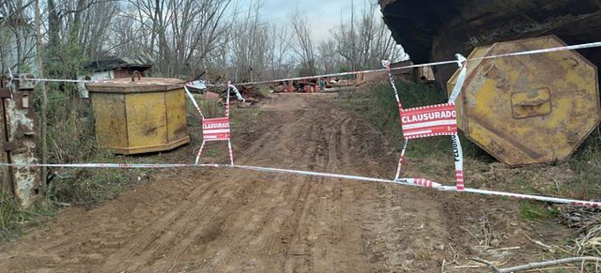 A raíz de una denuncia en Atención al Vecino, la Municipalidad de Escobar clausuró un astillero por contaminación