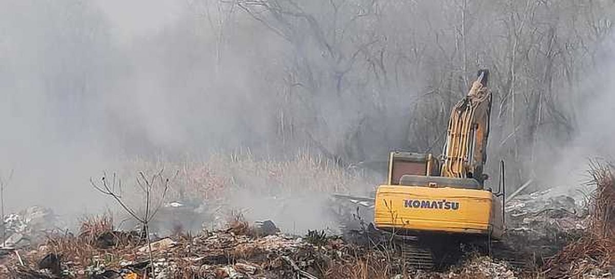 Piden la detención de los responsables del daño ambiental y contaminación de un predio en Maschwitz