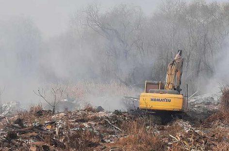 Piden la detención de los responsables del daño ambiental y contaminación de un predio en Maschwitz