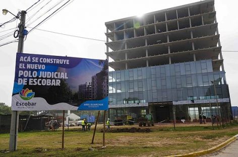 Avanza la obra del Polo Judicial en Belén de Escobar