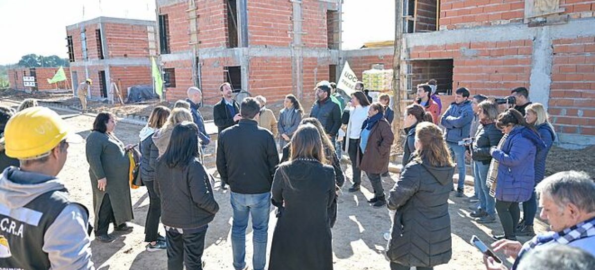 Avanza la construcción de las 72 viviendas en el barrio La Chechela de Belén de Escobar