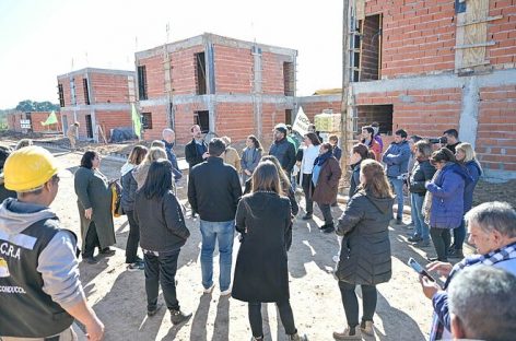 Avanza la construcción de las 72 viviendas en el barrio La Chechela de Belén de Escobar