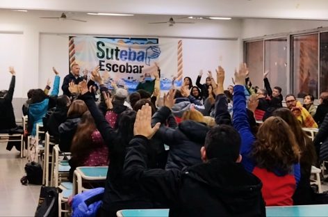 SUTEBA Escobar: “La oferta salarial del gobierno fue aceptada por la amplísima mayoría de la docencia de la provincia”