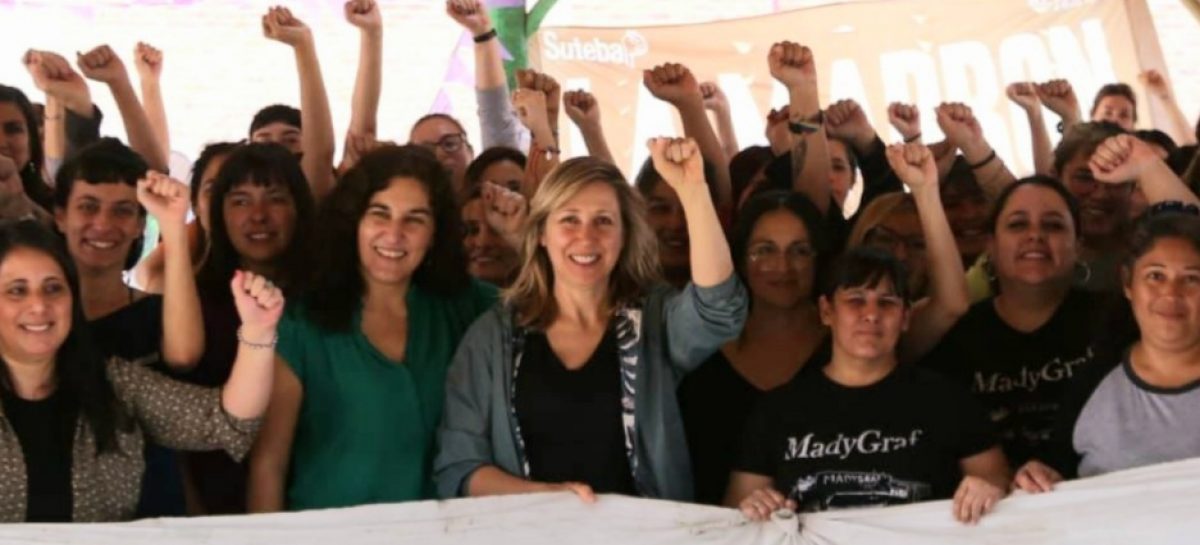 Myriam Bregman visitó Madygraf y se reunió con mujeres trabajadoras