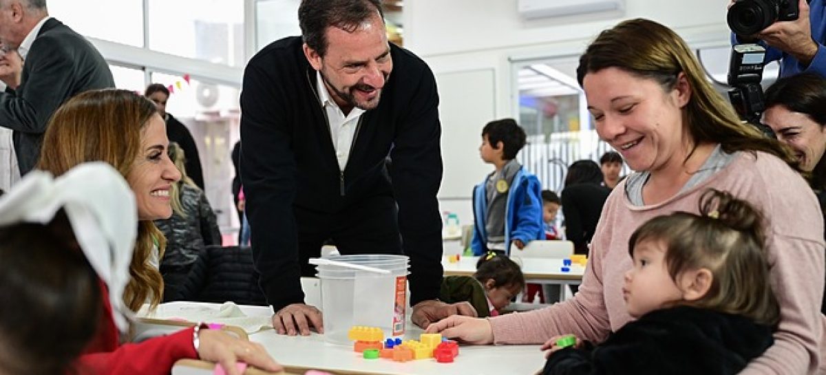 Sujarchuk y Tolosa Paz inauguraron el nuevo Centro de Desarrollo Infantil de Maquinista Savio