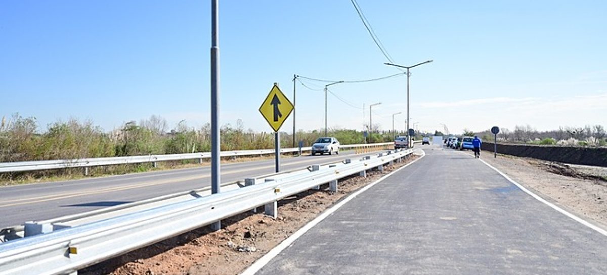 Se inauguró una rotonda en Avenida de Los Lagos y Libertad