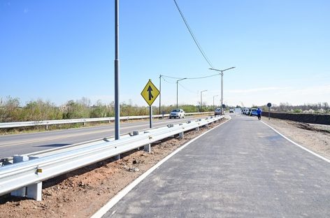 Se inauguró una rotonda en Avenida de Los Lagos y Libertad