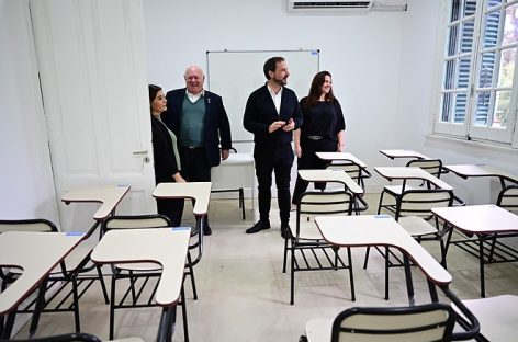 Ing. Maschwitz: se inauguraron cuatro nuevas aulas en el Polo de Educación Superior