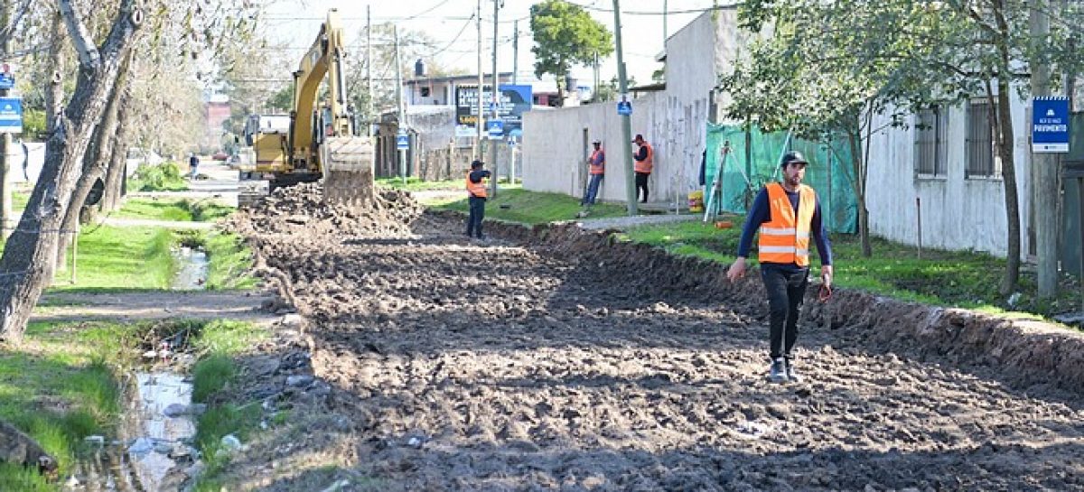 Belén de Escobar: avanzan las obras de integración sociourbana en Villa Alegre y la repavimentación en el barrio San Luis