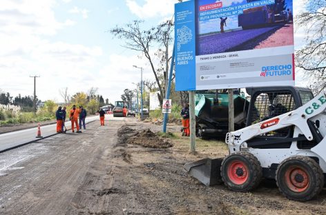 Ariel Sujarchuk y el ministro Katopodis recorrieron distintas obras del distrito