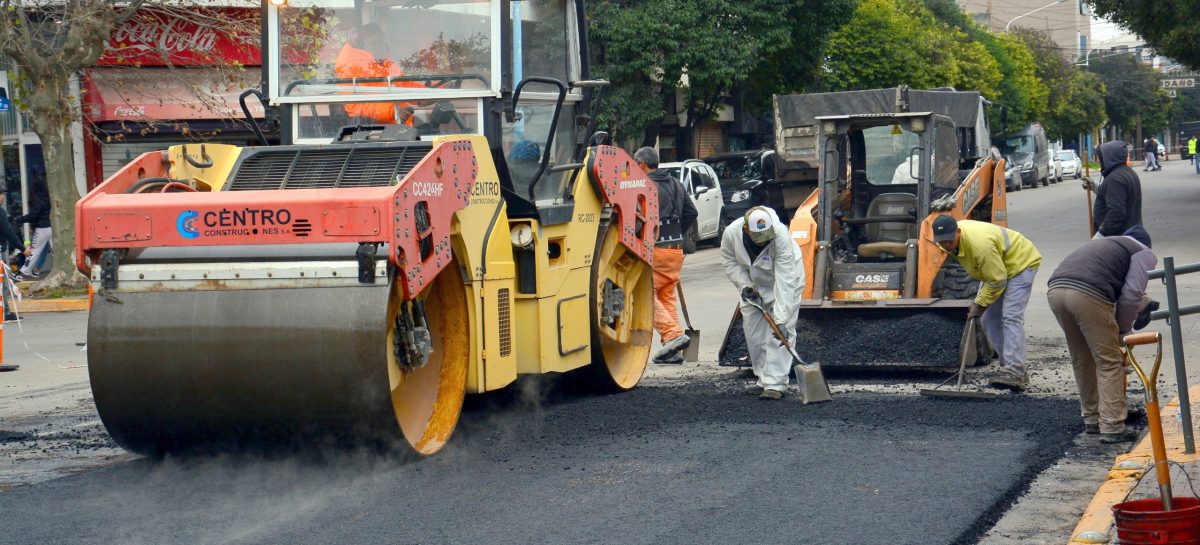 Repavimentación en el centro de Belén de Escobar: qué obras realiza el Municipio y qué calles y avenidas abarcan