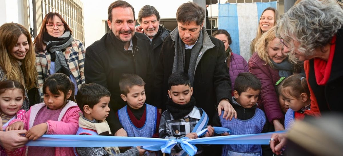 Sujarchuk y Kicillof inauguraron un jardín de infantes y un centro de salud en Belén de Escobar