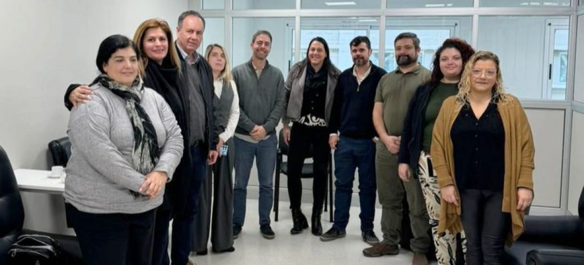 Referentes de La Libertad Avanza Escobar visitaron el Hospital del Bicentenario de Garín