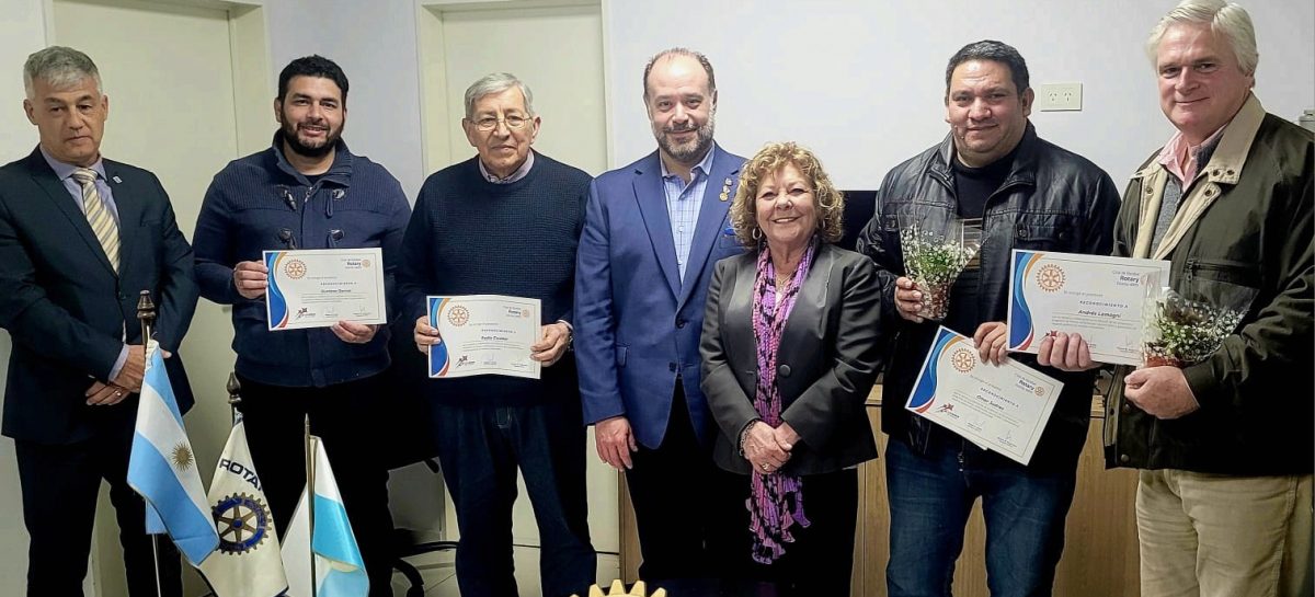 El Rotary Club de Escobar recibió al Gobernador de Distrito y agasajó a periodistas locales