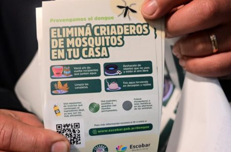 Dengue: Escobar se suma a la Jornada Intermunicipal de Descacharreo y Concientización