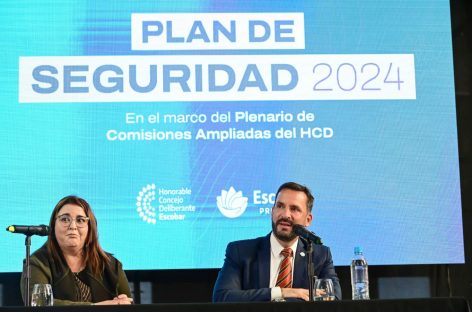 Presentación del Plan de Seguridad 2024: el municipio de Escobar invertirá más de 16.000 millones de pesos