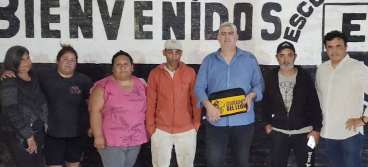 Libertarios de Escobar visitan clubes de barrio para acercarles beneficios e impulsar proyectos