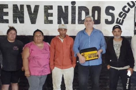 Libertarios de Escobar visitan clubes de barrio para acercarles beneficios e impulsar proyectos